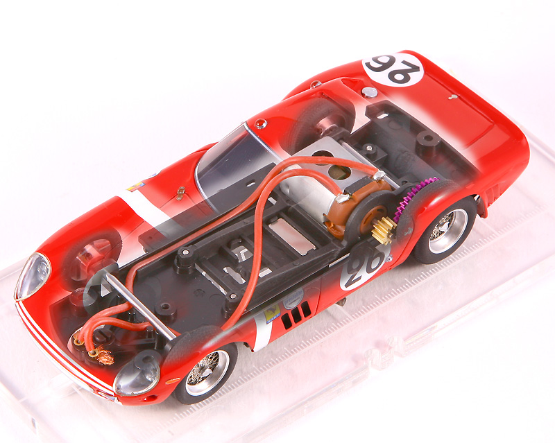 Ferrari GTO 250 Miniature Jouef - Version Rare Tampographie - Circuit Routier Rouge